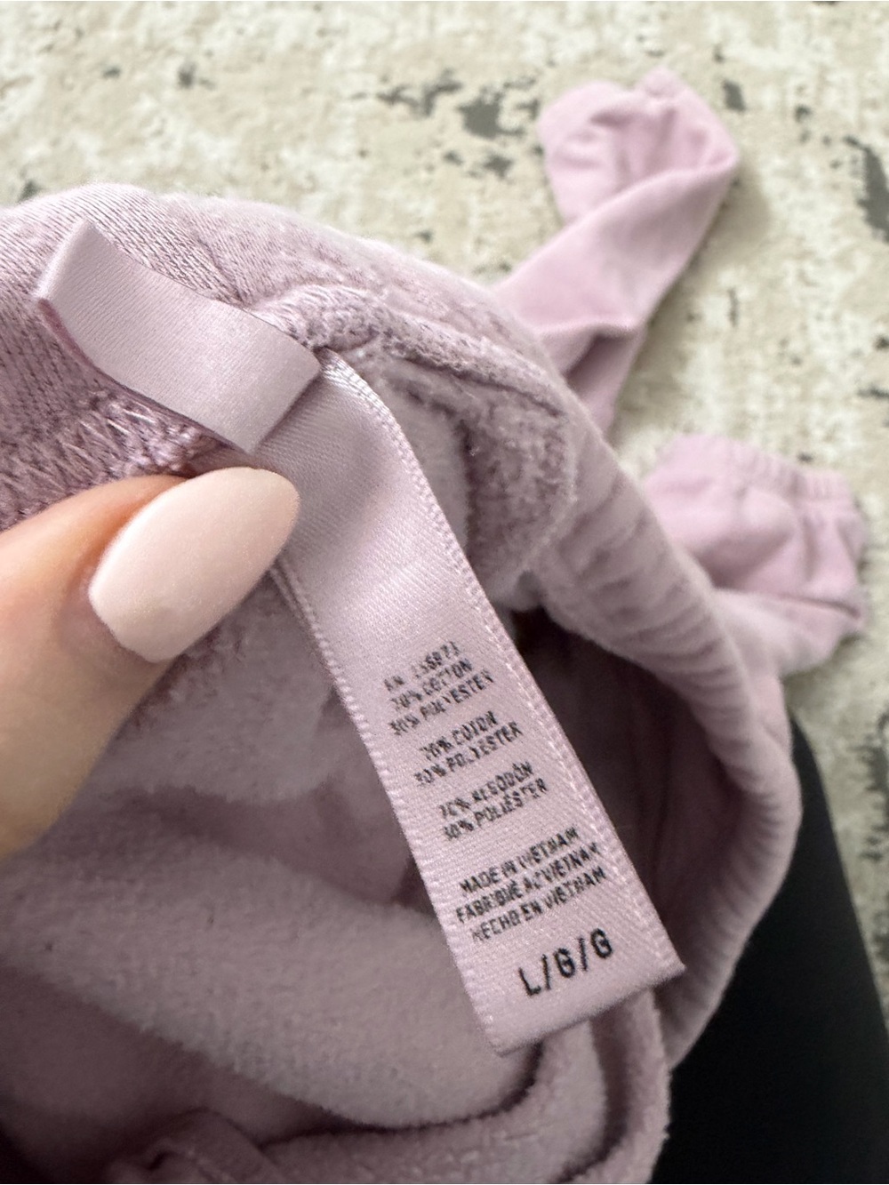 Skims Pink Sweatpant Joggers Size Large - Picture 3 of 3
